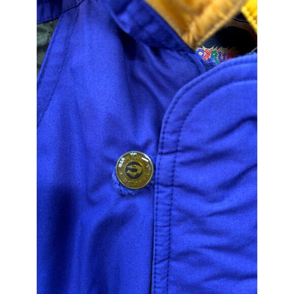 Vtg Fox Run Goose Down Purple Parka Coat Jacket Size Small - Picture 4 of 7